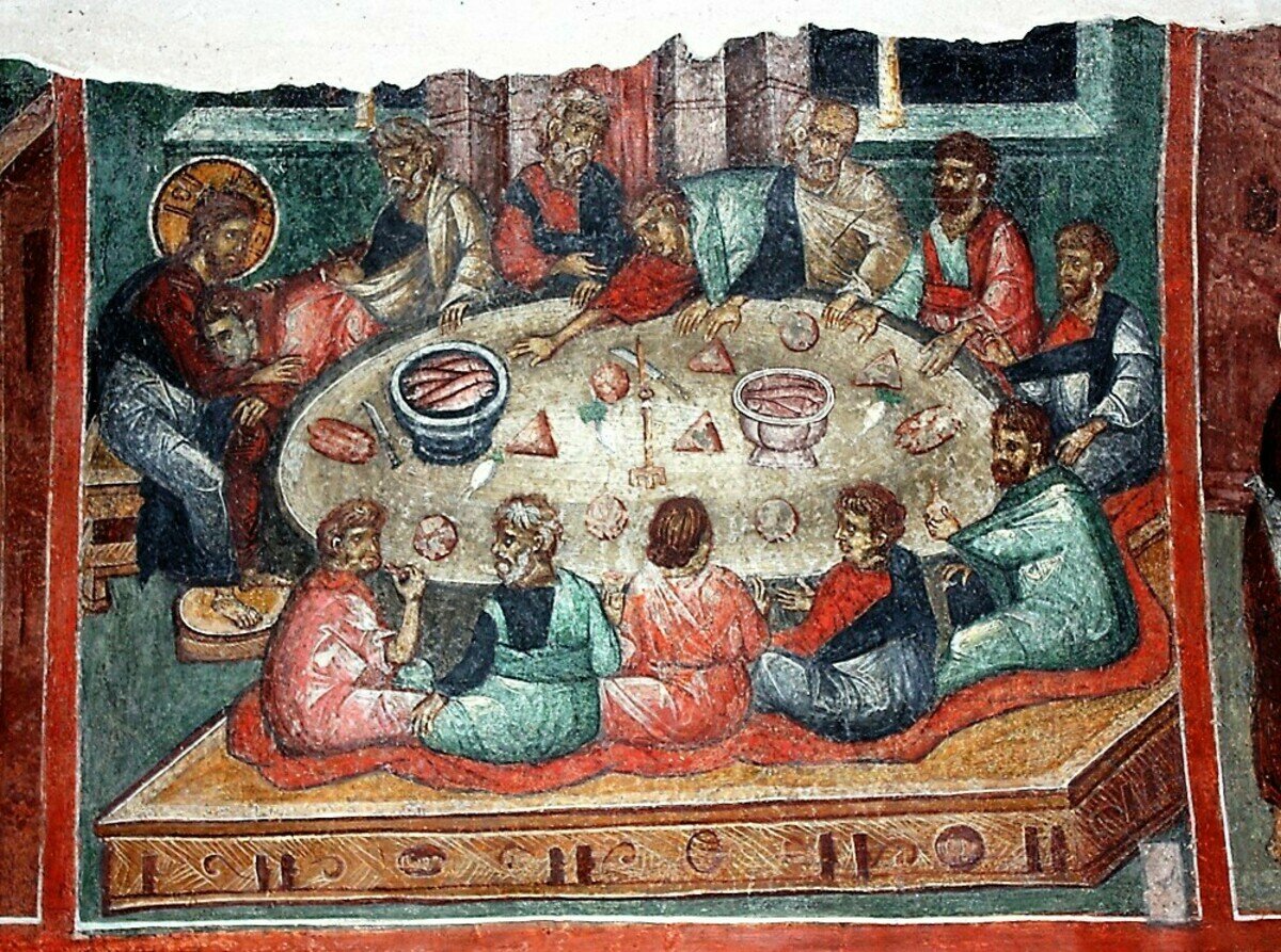 supper last easter jesus passover meal christ holy table luke religious gospel blood early eucharist century week christians disciples eat