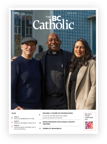The BC Catholic cover