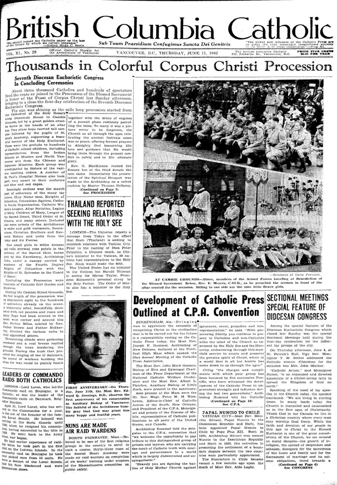 The BC Catholic cover