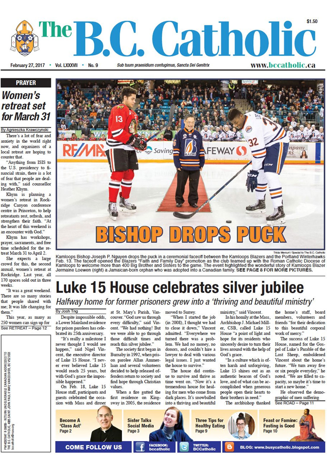 The BC Catholic cover